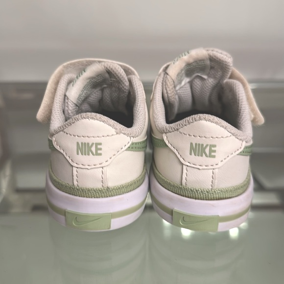 Nike Court Legacy Toddler Slip On Honeydew Phantom White Sneaker Shoes 7C - Picture 9 of 11